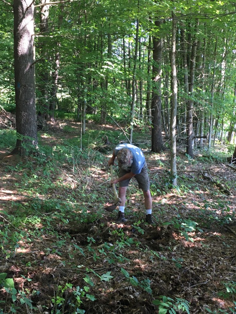 Photo of people working at Schiffman Woods